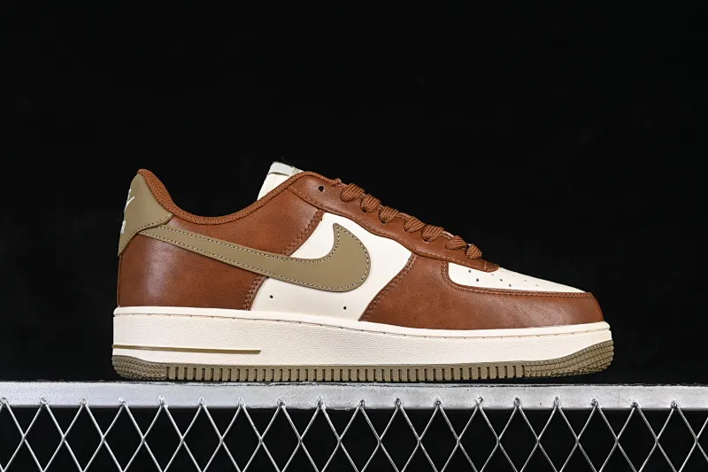 All Categories Nk Air Force 1 Air Force Series Nk Air Force 1 Low Air Force Low Nike Air Force 1'07 Low Joint White Brown Mocha Air Force One Low Casual Shoes NH0601-590